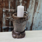 Indian Wooden Candle Holder Stand 62